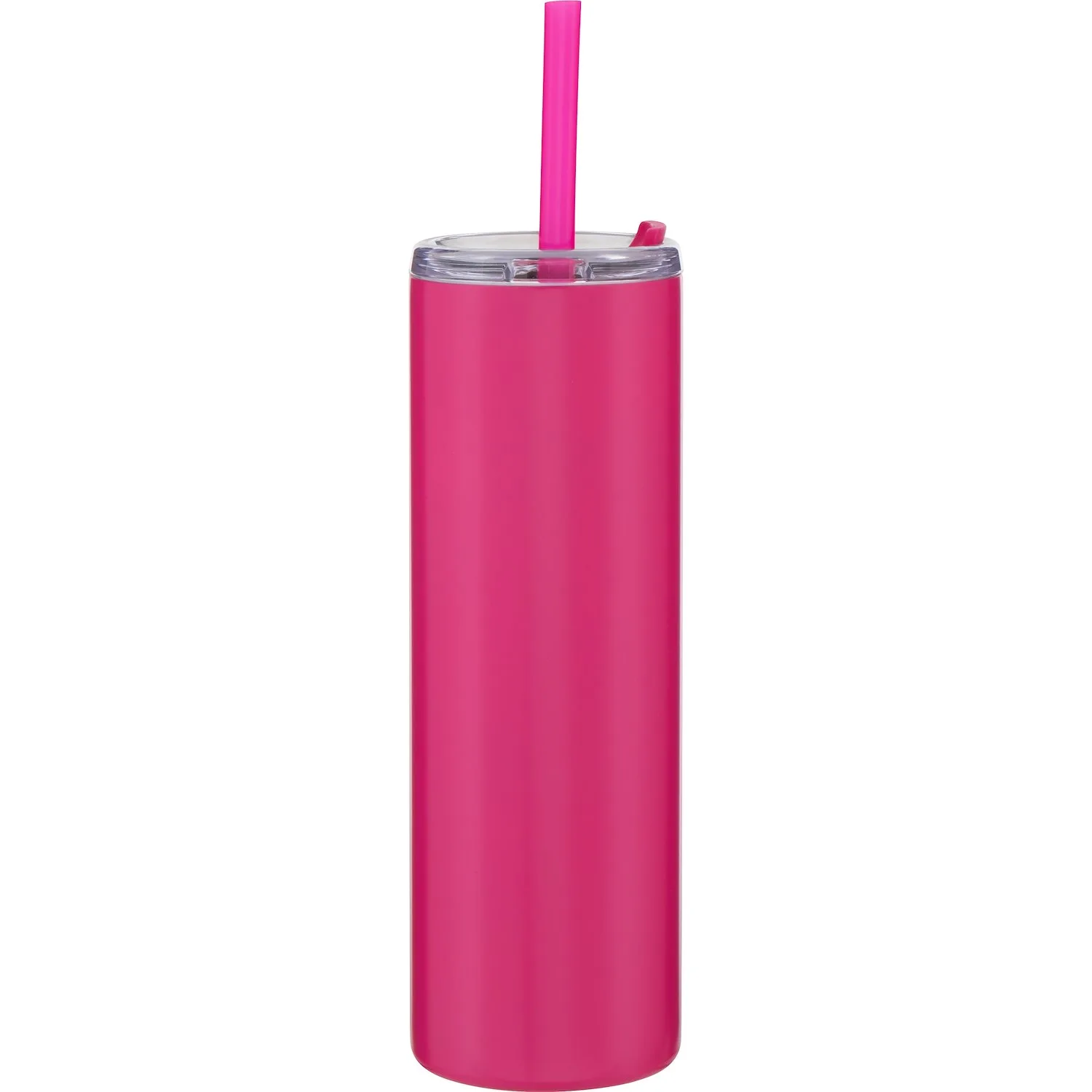 16 oz Lane Travel Tumbler (Matte Hottest Pink) view 2