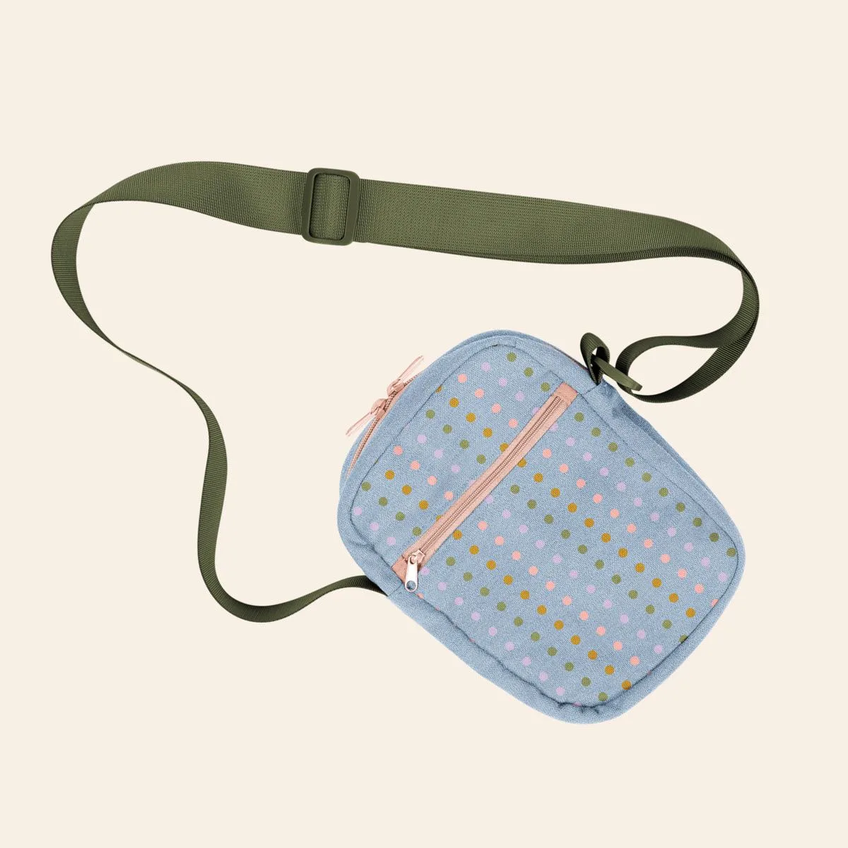 Portrait Crossbody Bag (Natural Canvas) view 2