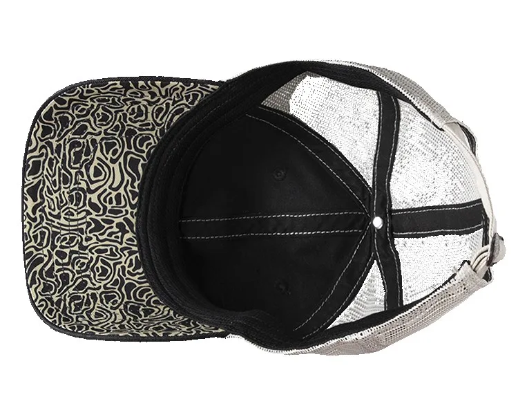 Sublimated Unstructured Trucker with Soft Mesh Back view 3