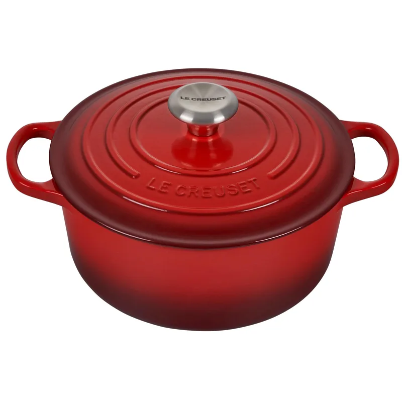 Le Creuset 4.5Qt Signature Cast Iron Round Dutch Oven Cerise