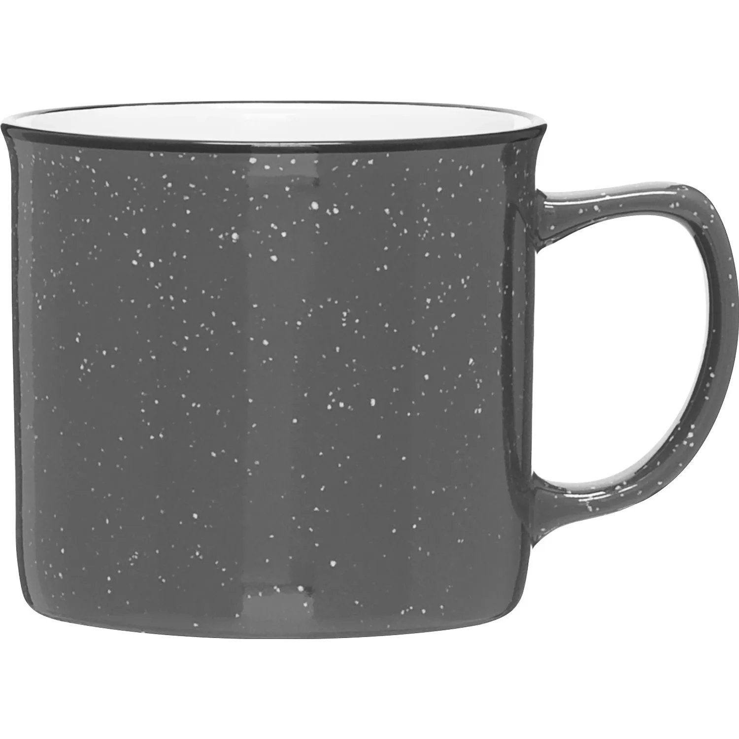 12 oz Cambria Ceramic Mug (Storm Gray) view 2