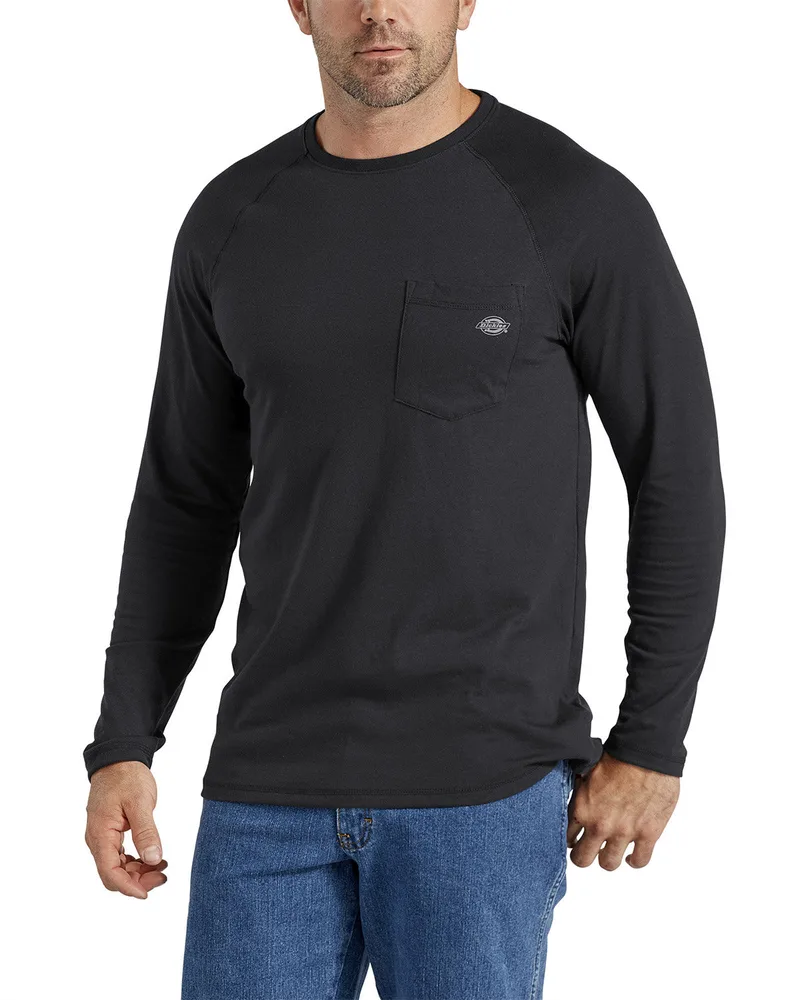 Williamson-Dickie Mfg Co Men's Temp-iQ Performance Cooling Long Sleeve Pocket T-Shirt
