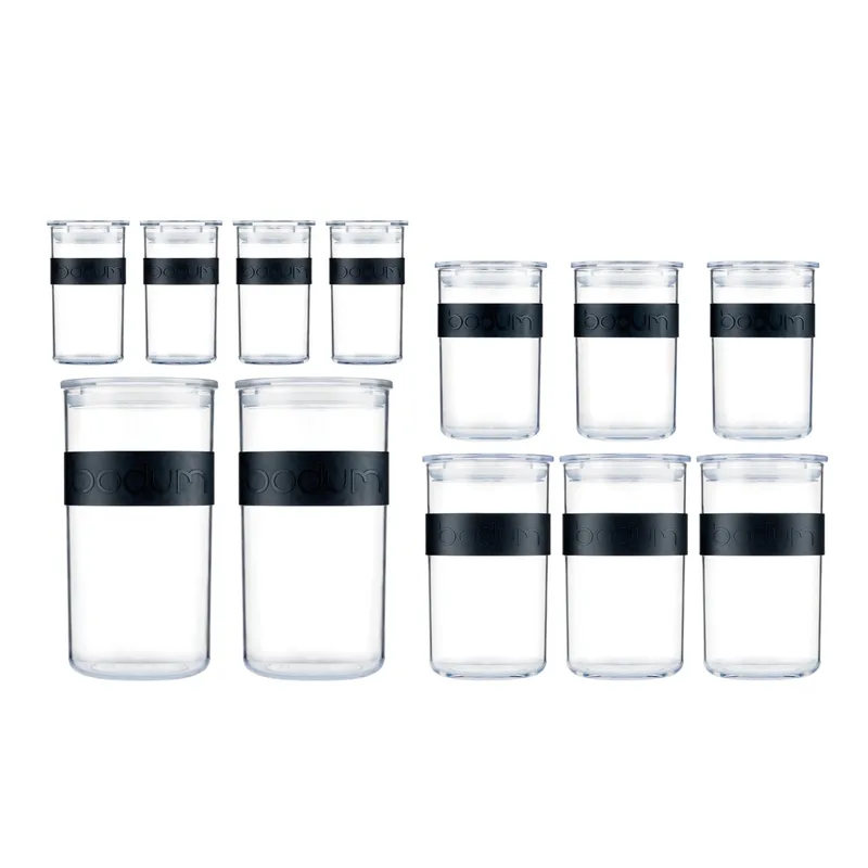 Bodum Presso 12Pc Shatterproof Food Storage Jars