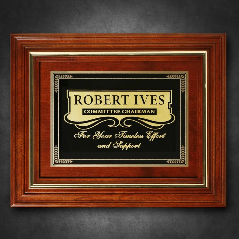 Americana Plaque 15-3/4" x 12-3/4" with Wood Insert