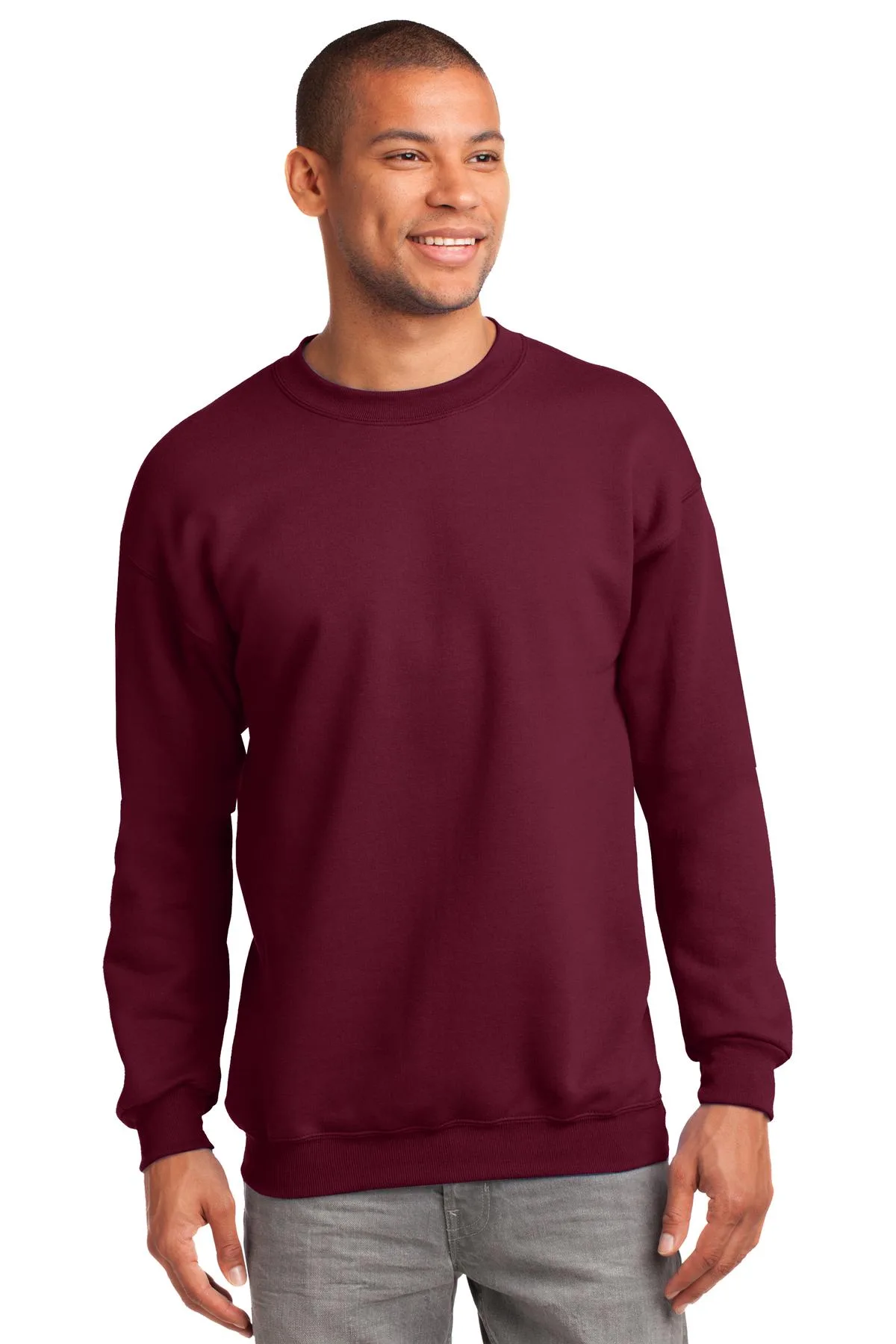 Port & Co™ Essential Fleece Crewneck Sweatshirt. view 5