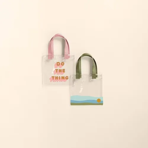 Itty Bitty Tote - Clear Vinyl