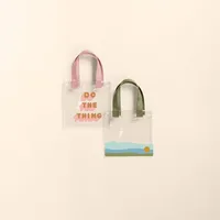 Itty Bitty Tote - Clear Vinyl — 1 Side Imprint