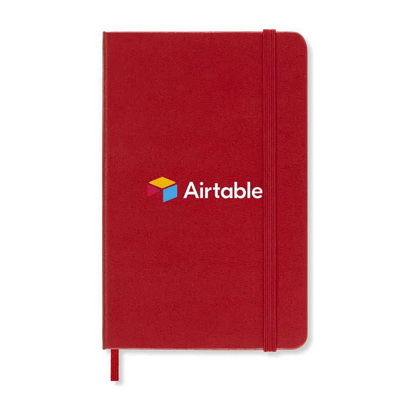 Moleskine® Hard Cover Ruled Pocket Notebook - Scarlet Red