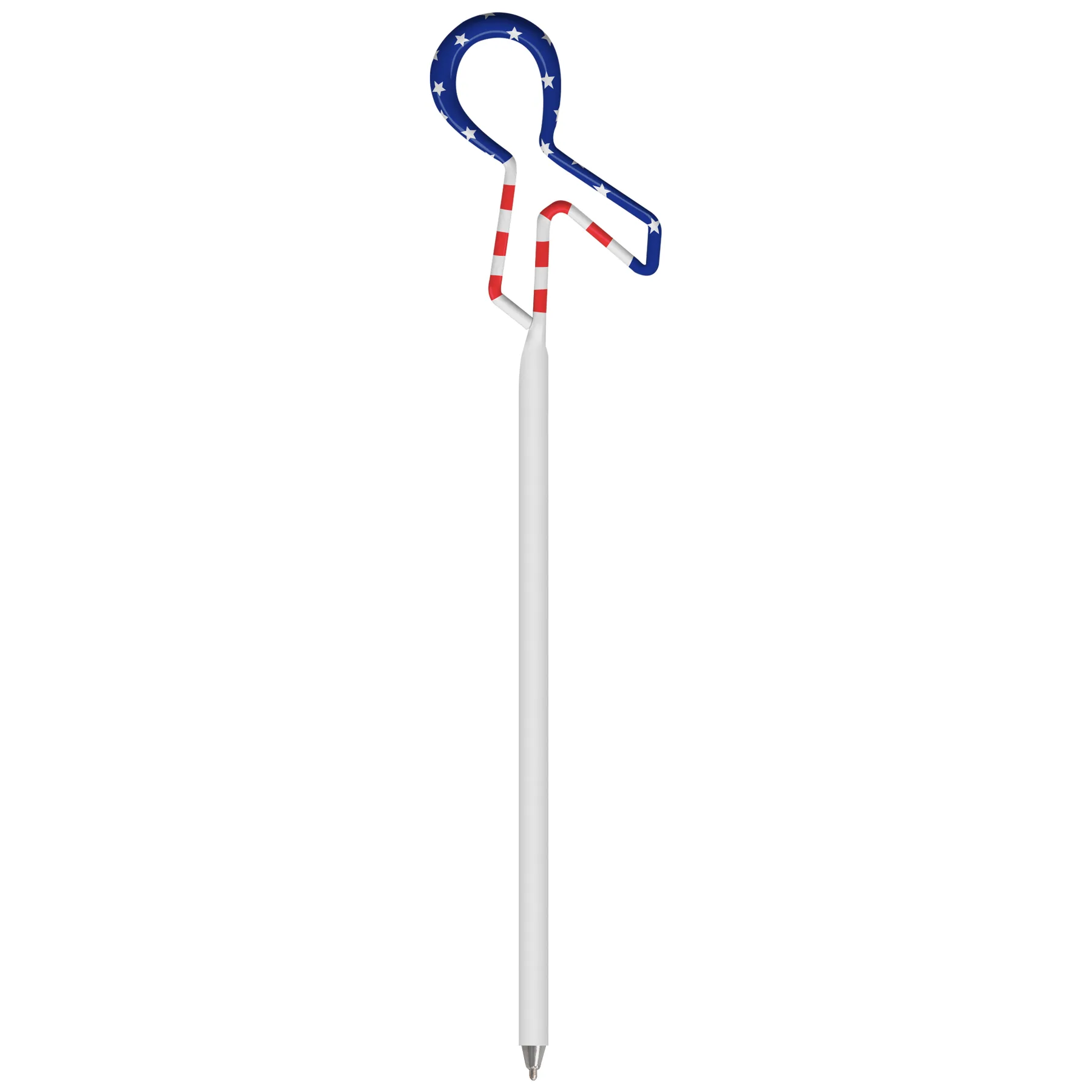 Awareness Ribbon Flag Multi-Color Inkbend Standard, Bent Pen view 2