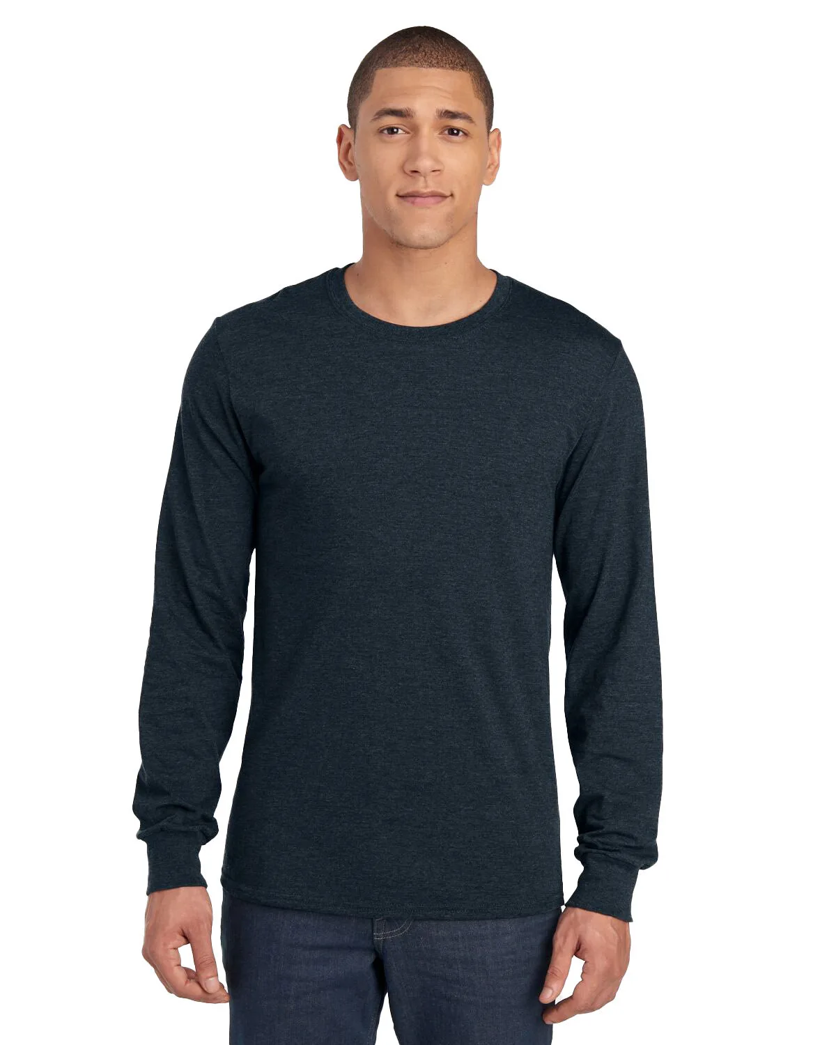 Jerzees Adult Premium Blend Long-Sleeve T-Shirt view 2