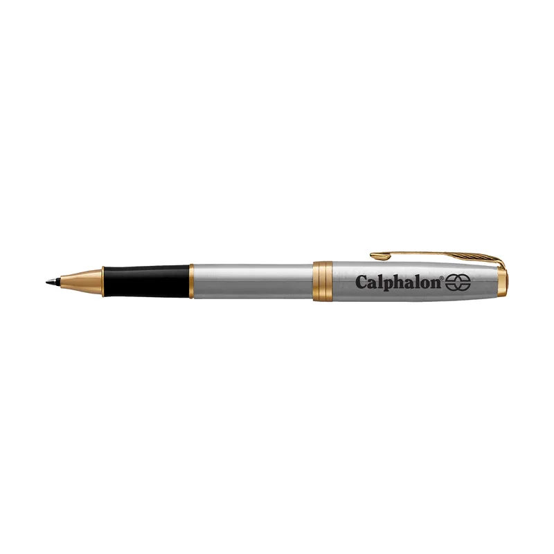 Parker Sonnet Rollerball - Stainless Steel - Gold Trim