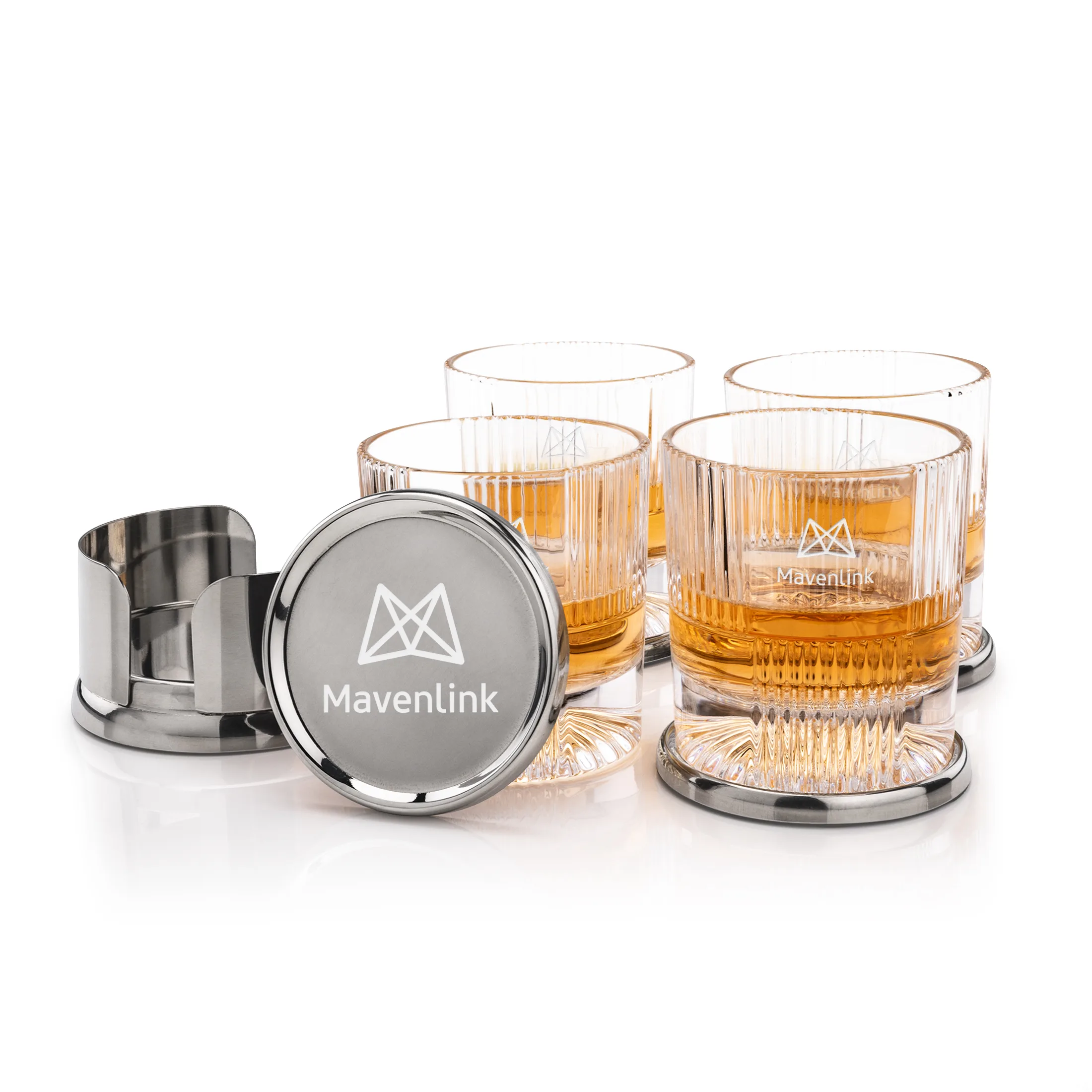 Baldoni Coaster Set, Laser Engraving