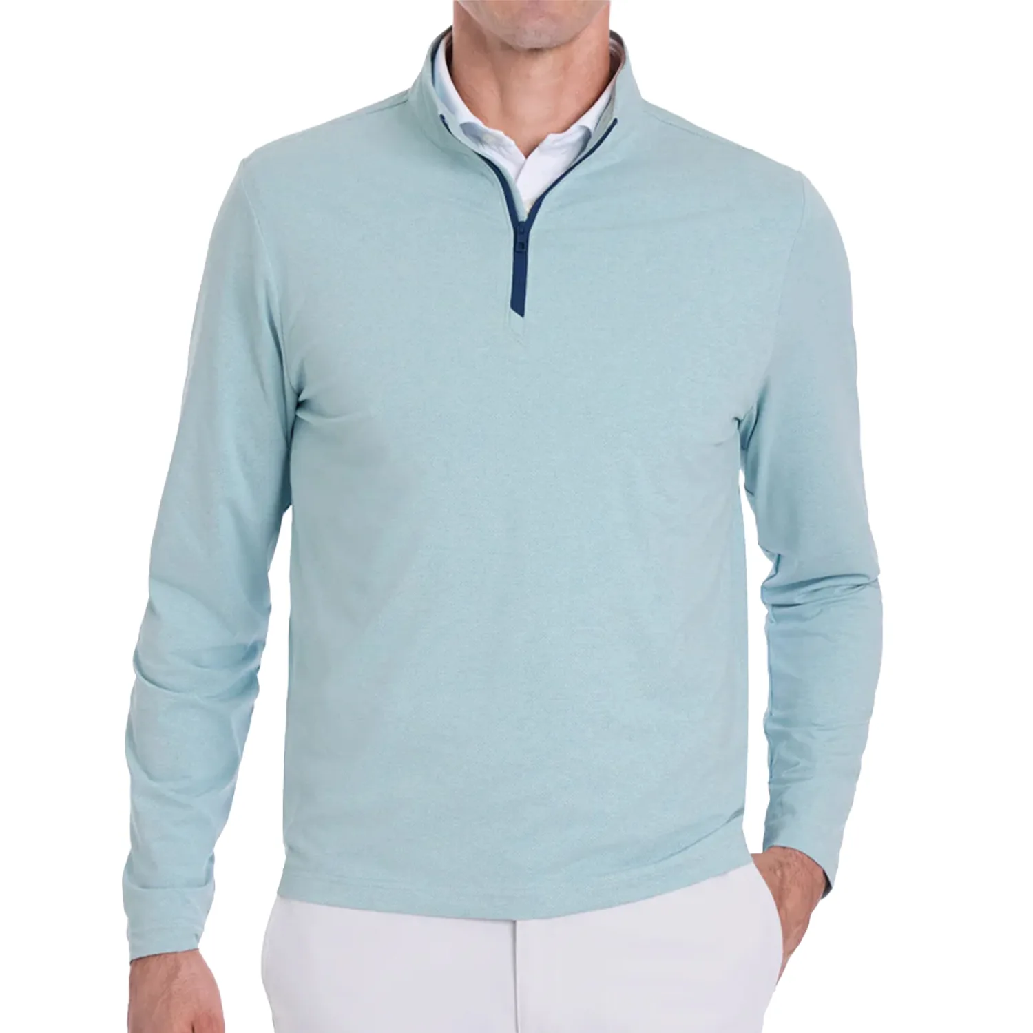 Holderness & Bourne® The Bell Men's 1/4 Zip Pullover UPF 50+ view 2