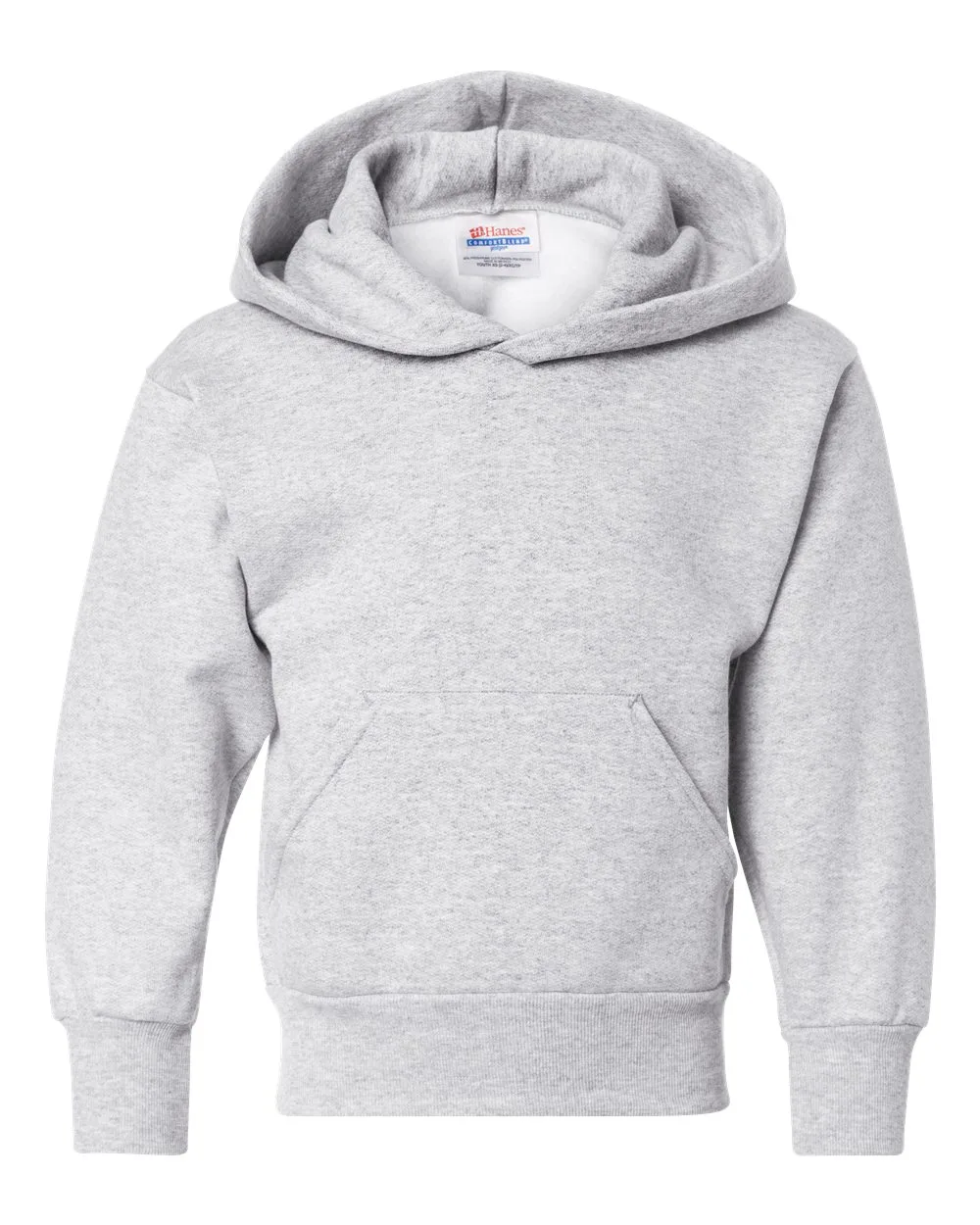 Hanes® Youth EcoSmart® Hooded Sweatshirt view 2