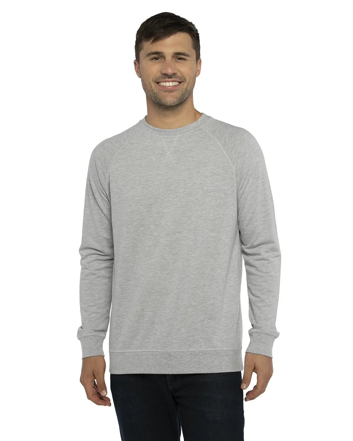 NEXT LEVEL APPAREL Unisex Laguna French Terry Raglan Sweatshirt view 5