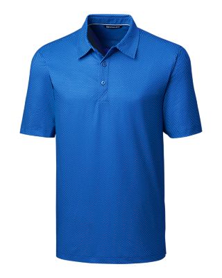Cutter & Buck Pike Mini Pennant Print Stretch Mens Big and Tall Polo view 3