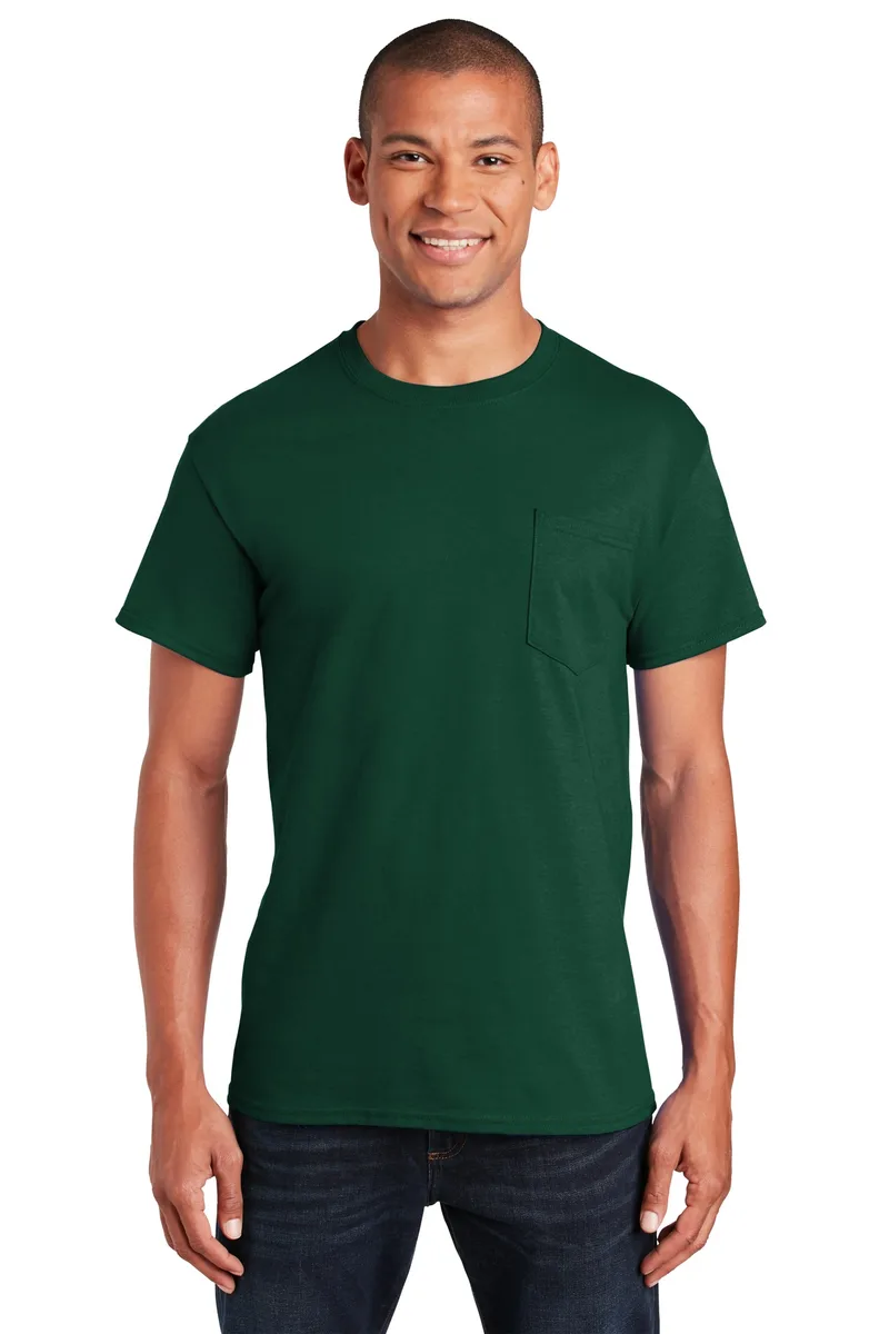 Gildan® - Ultra Cotton® 100% US Cotton T-Shirt with Pocket. view 4