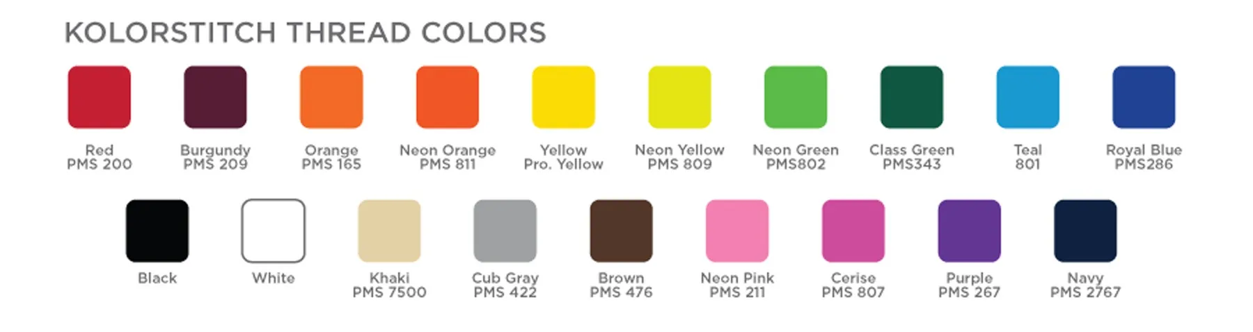 Thread Colors