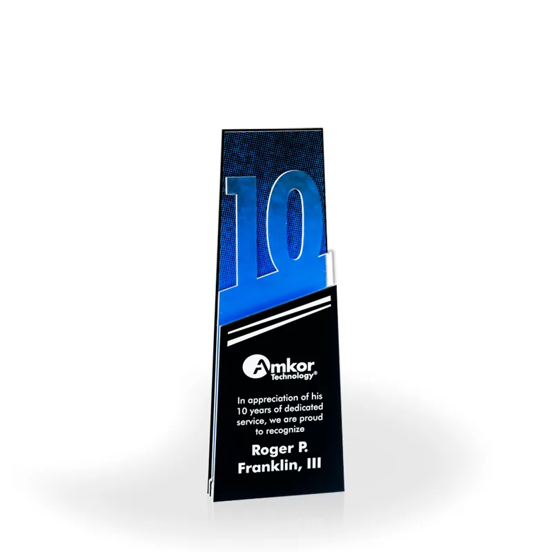 10 Flow Acrylic Desktop Award
