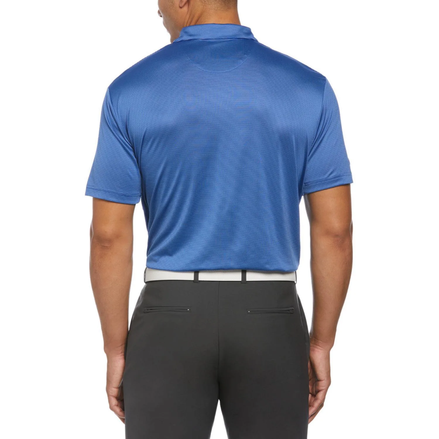 Callaway® Moisture Wicking Fine Line Stripe Men's Polo Shirt with Custom Logo view 4