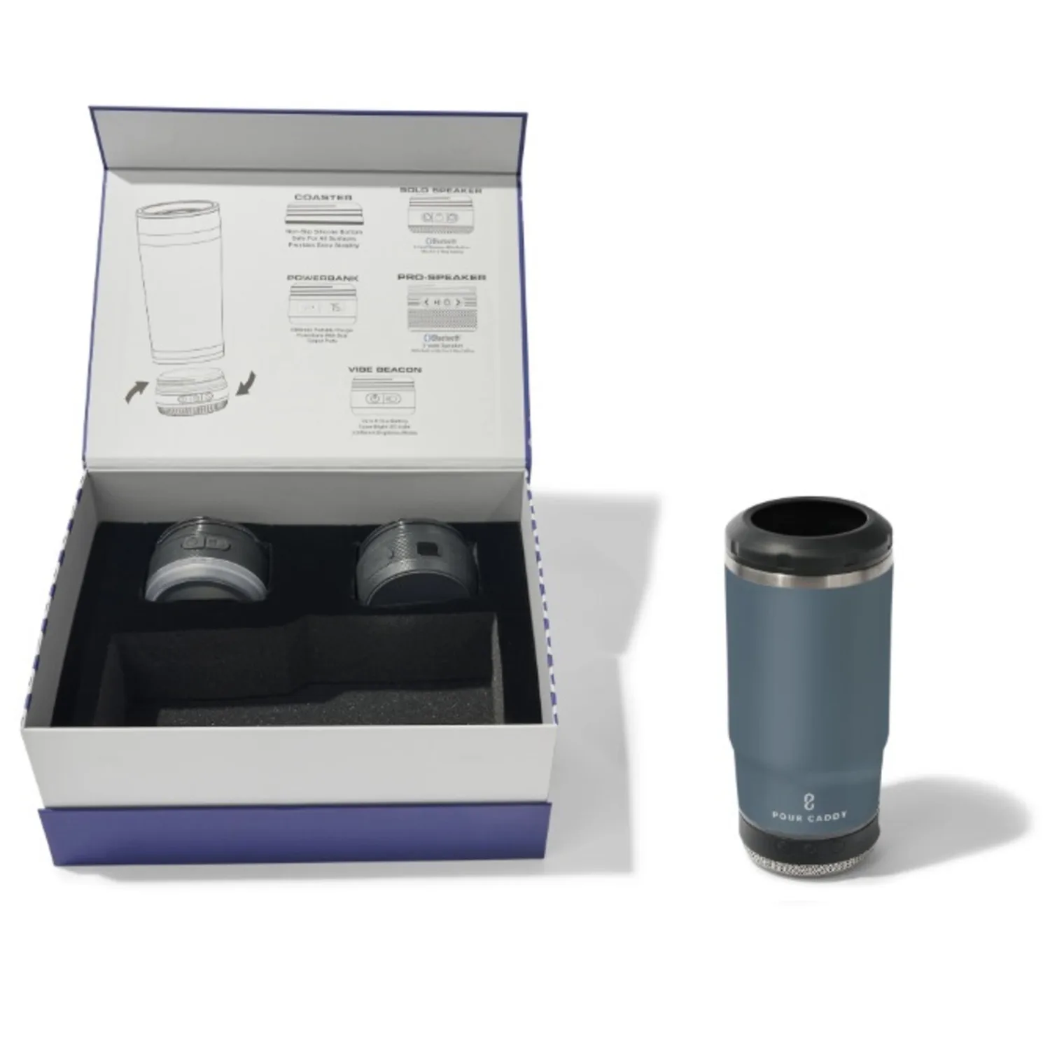 Pour Caddy® Vibe Chill & Brew 14 Oz. Tumbler Gift Set view 2