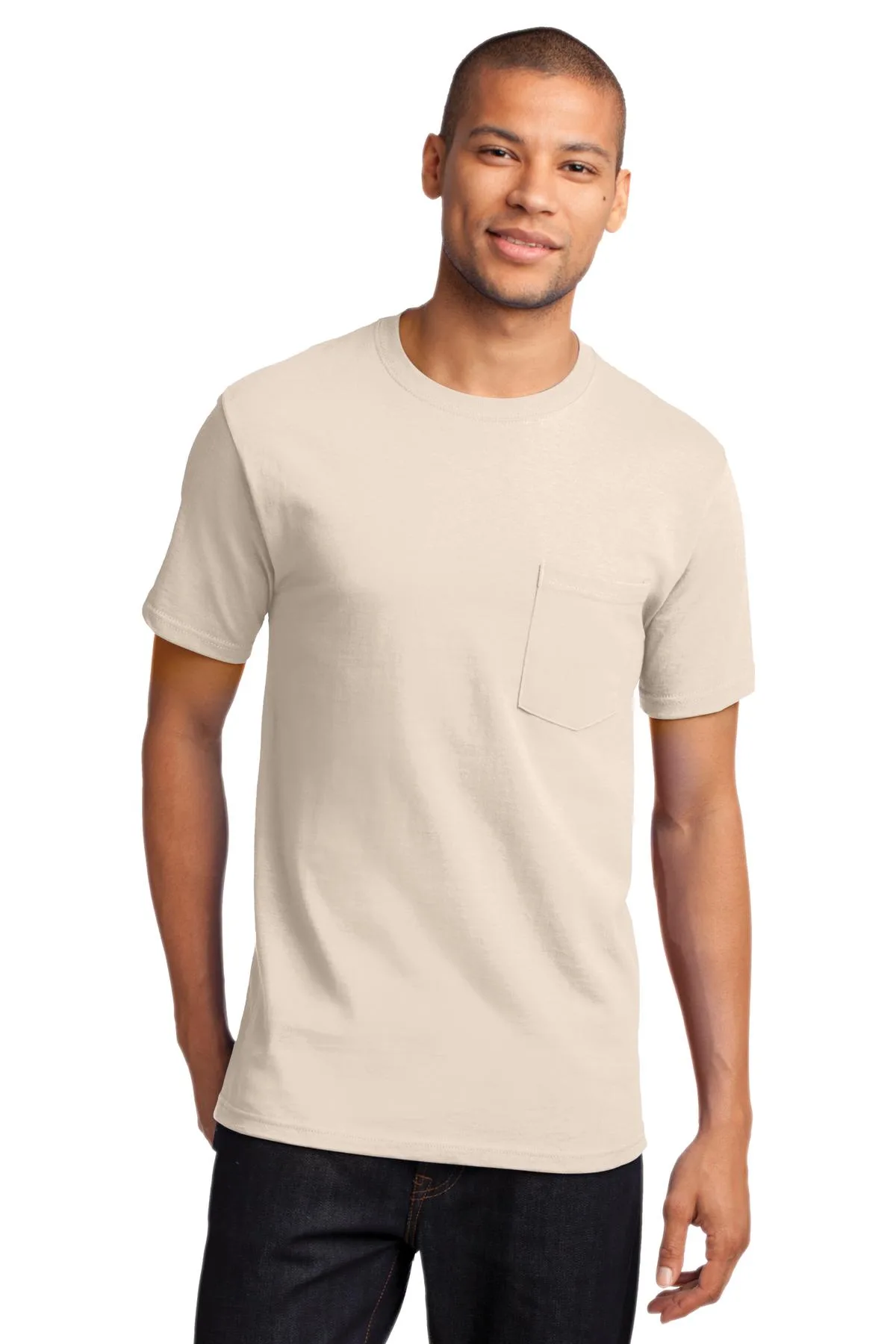 Port & Co™ Tall Essential Pocket Tee.