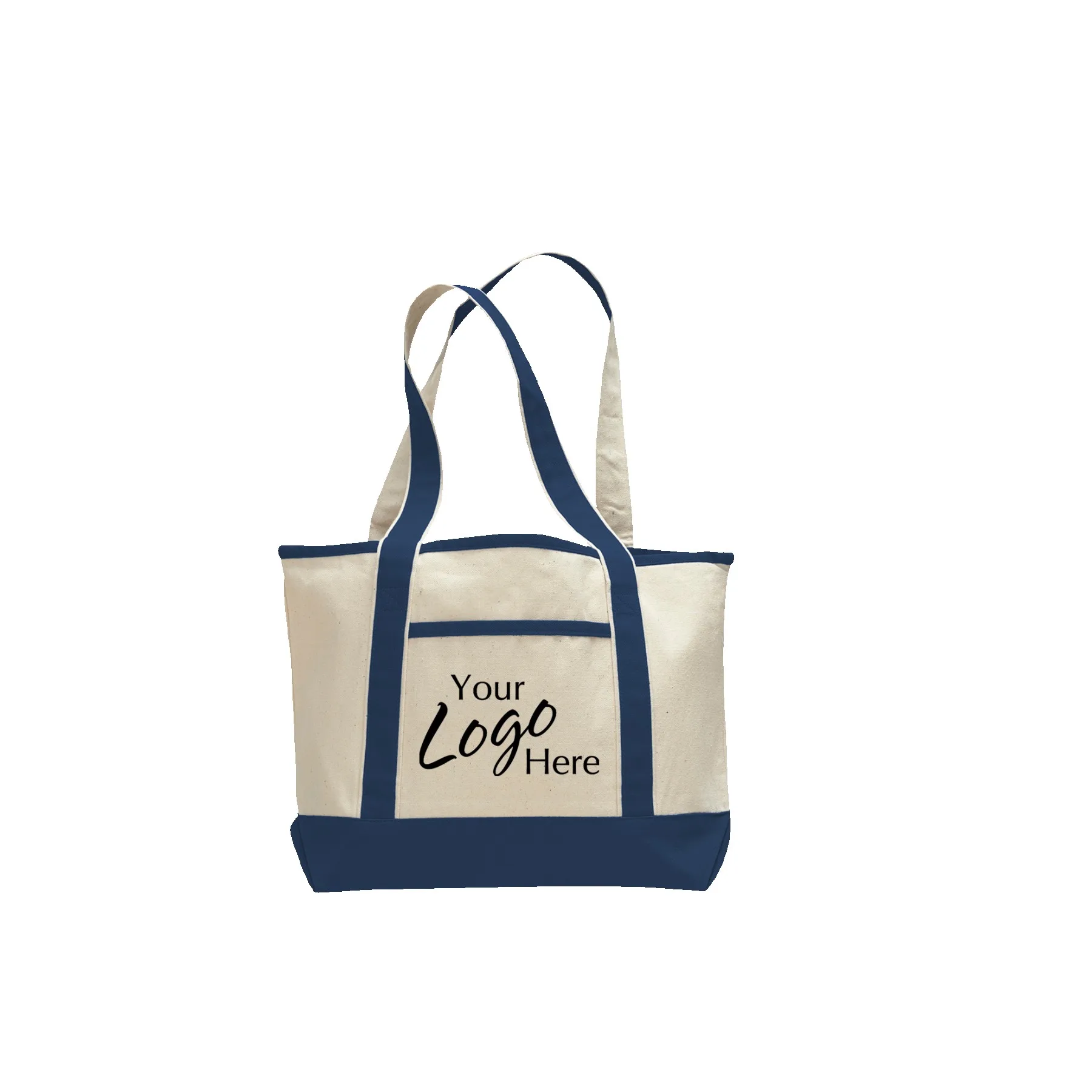Natural Beige/Navy Blue