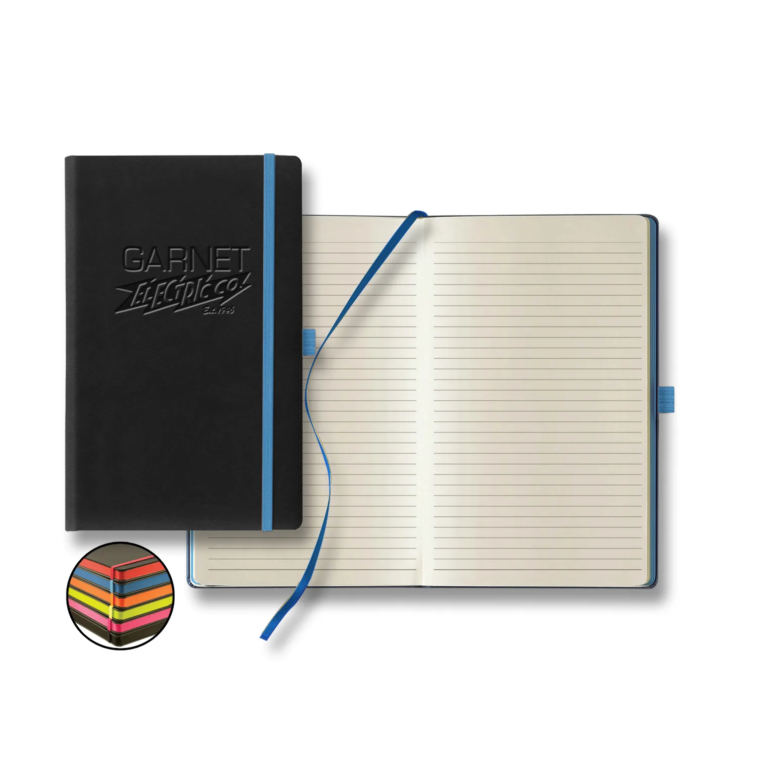 Castelli Tucson Edge Medio Lined Ivory Page Journal view 4