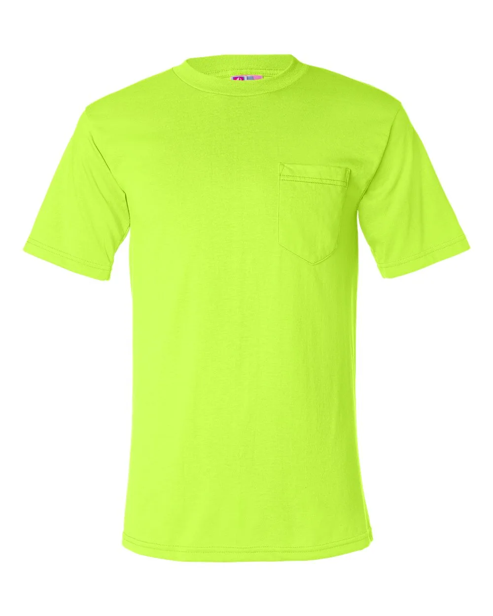Bayside™ USA-Made 50/50 Short Sleeve T-Shirt w/Pocket