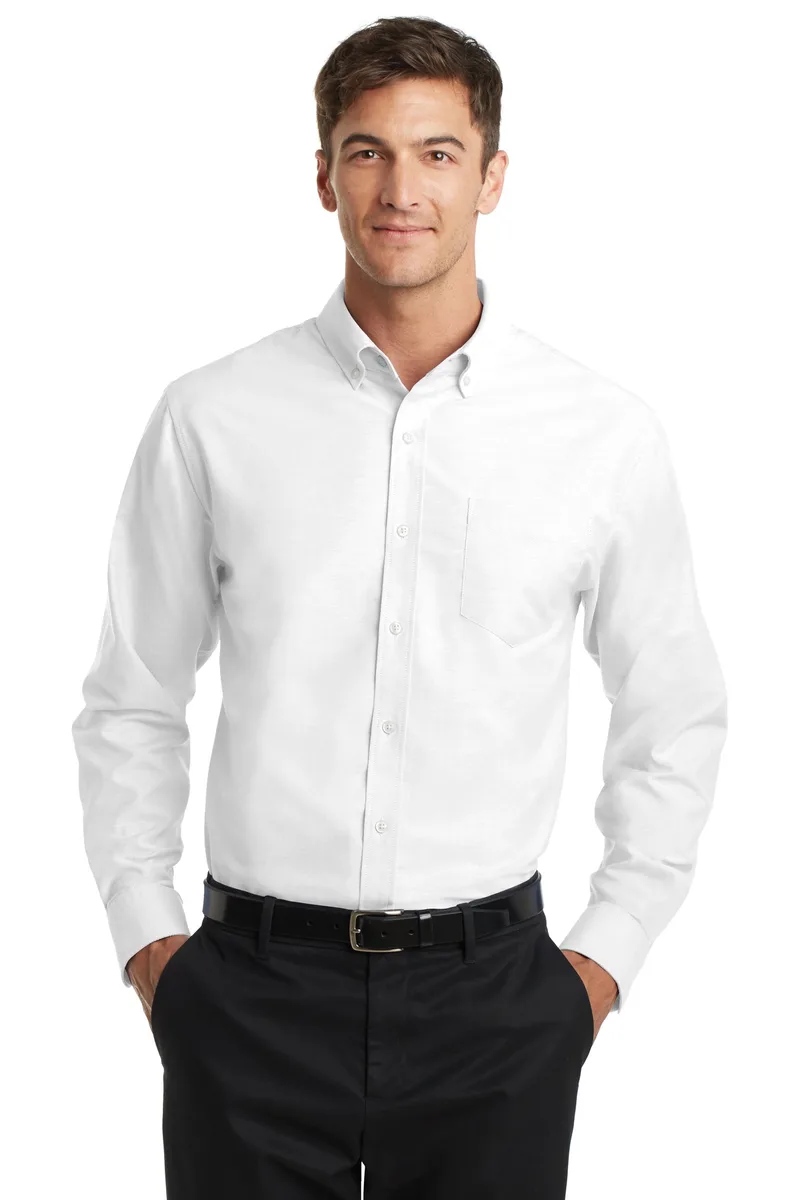 Port Authority® Tall SuperPro™ Oxford Shirt.