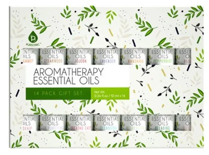 Pursonic Essential Aromatherapy Oils 14 Pack Gift Set