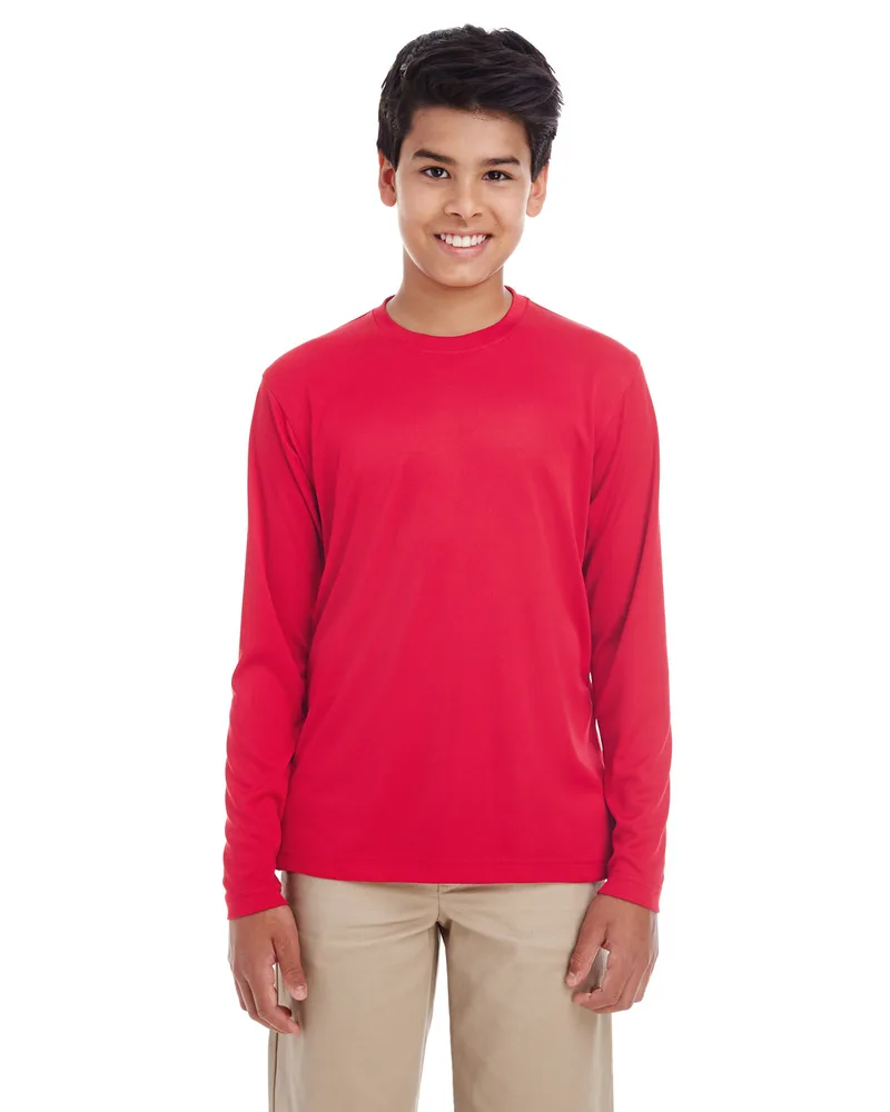 ULTRACLUB Youth Cool & Dry Performance Long-Sleeve Top view 6