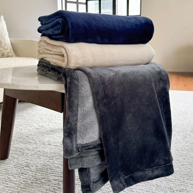 Heathered Velura Throw (Laser Patch)