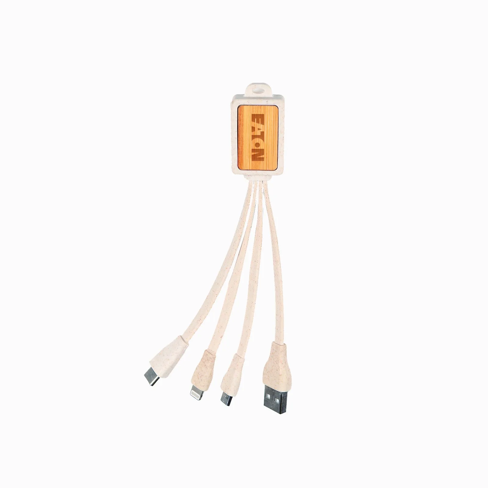 Bamboo Universal Charging Cable view 2