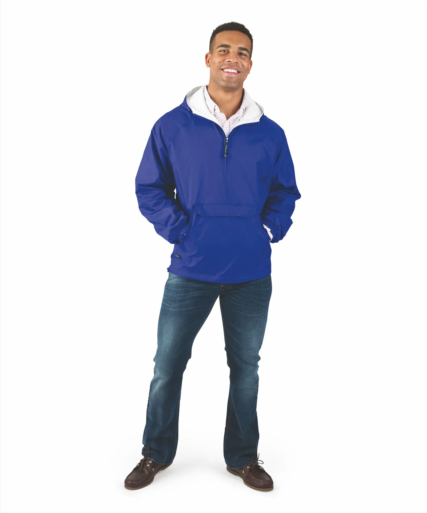 Unisex Classic Solid Pullover Jacket view 7