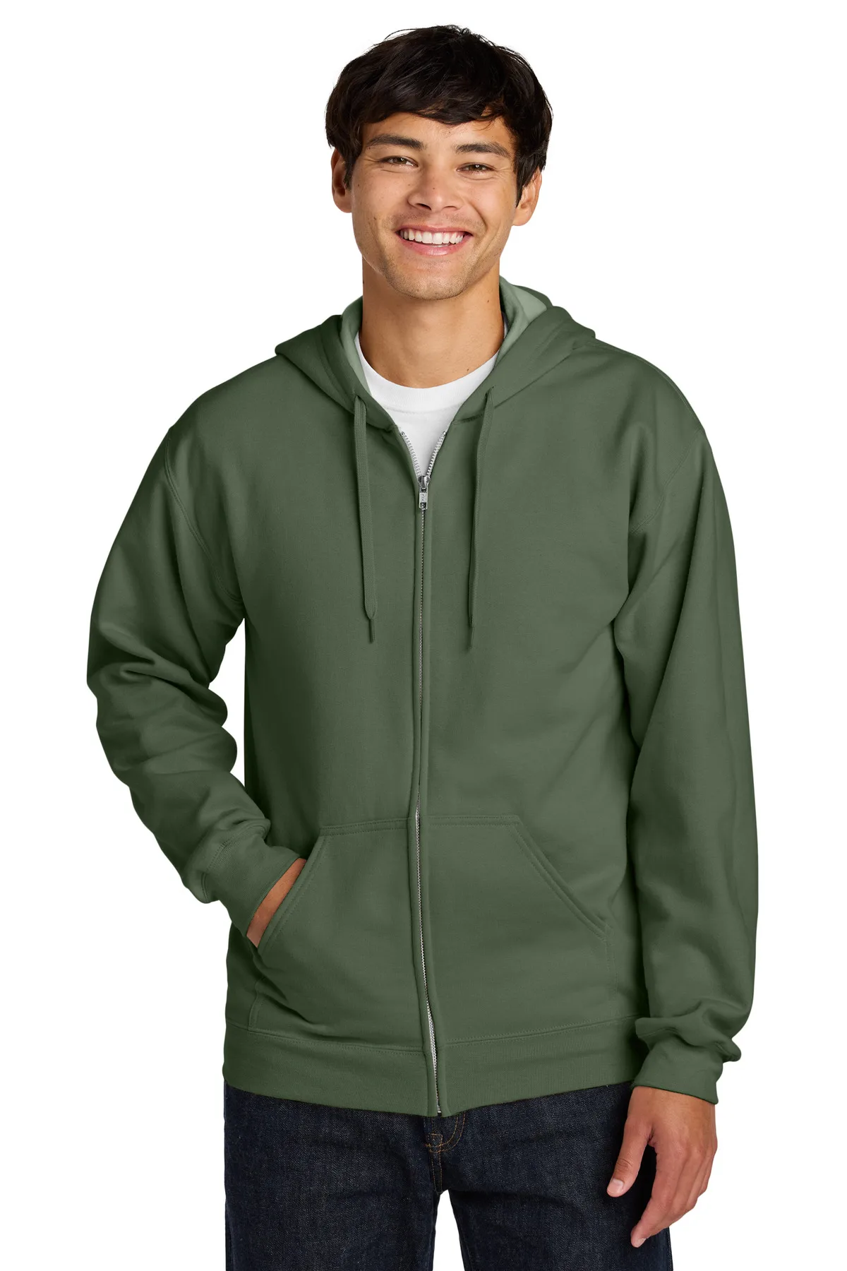 Gildan Softstyle® Midweight Fleece Full-Zip Hooded Sweatshirt view 2