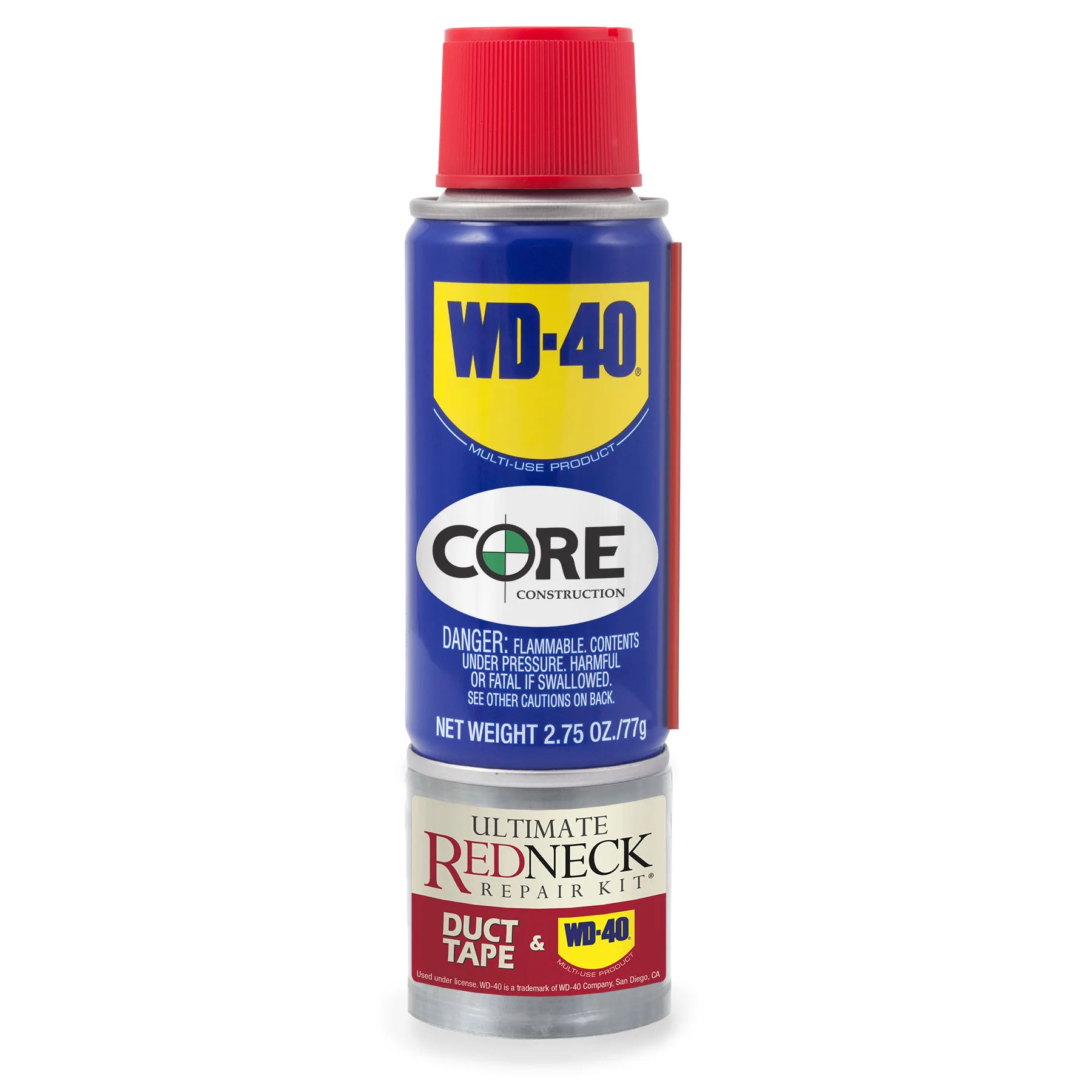 Ultimate Redneck Repair Kit, WD-40 2.75 oz Handy Can and 6 yards of Duct Tape