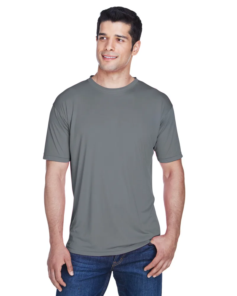 ULTRACLUB Men's Cool & Dry Sport Performance Interlock T-Shirt view 5
