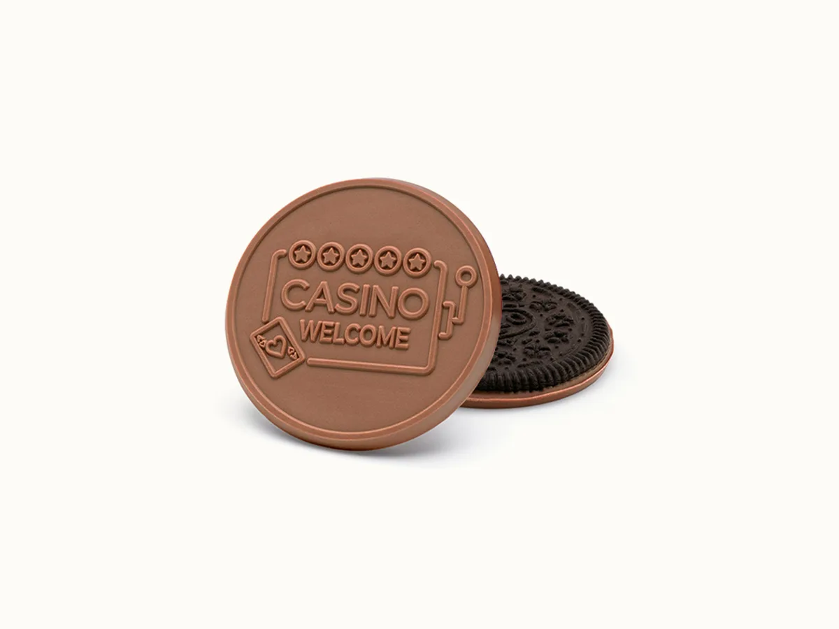 Four-Bite Oreo® Cookie with Custom Engraved Chocolate (3.2 in.) view 2