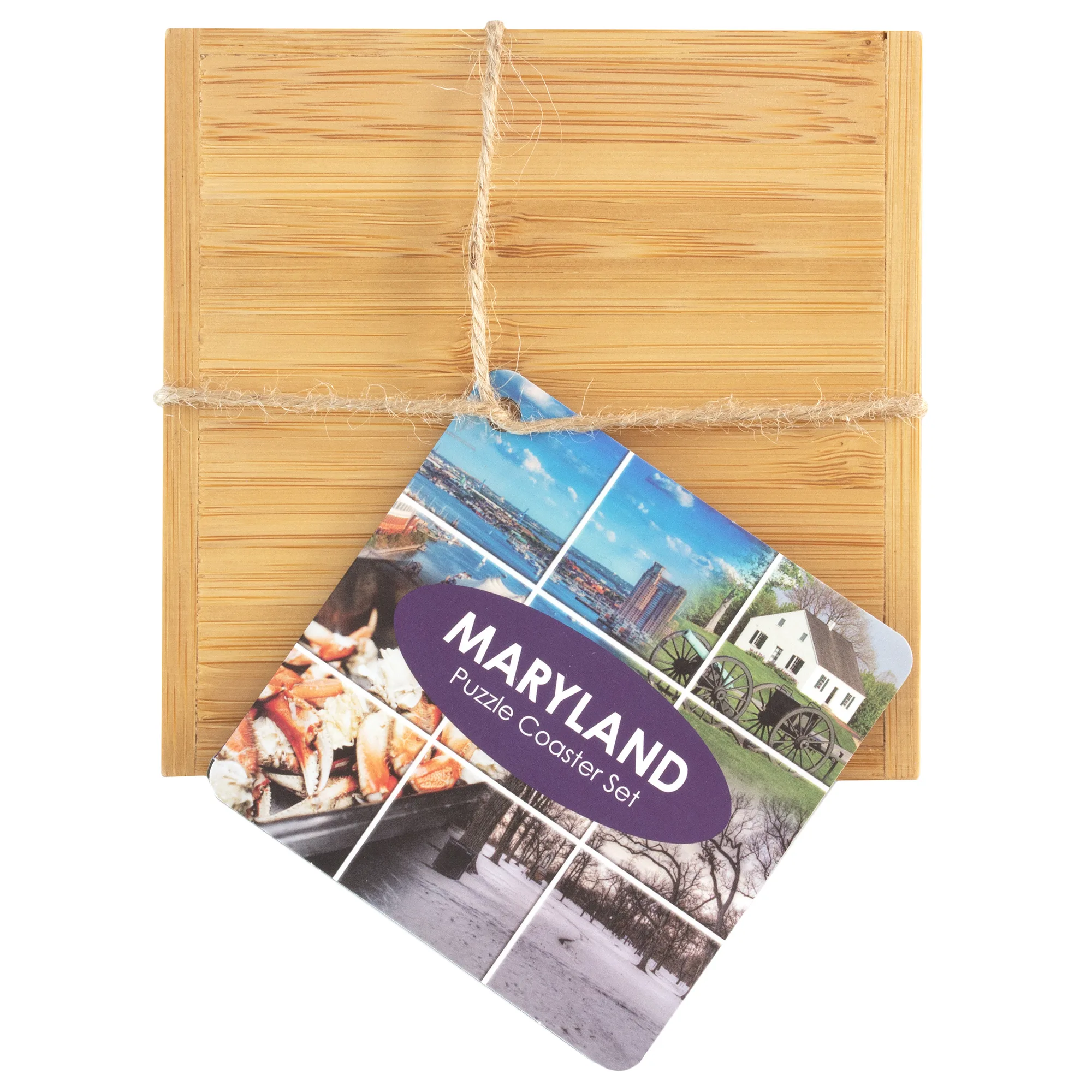 Maryland Puzzle Coaster Set view 5