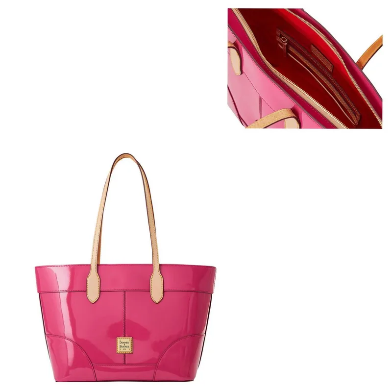 Dooney & Bourke Fuchsia Patent Tote