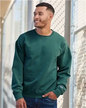 Champion® Garment Dyed Crewneck Sweatshirt view 2