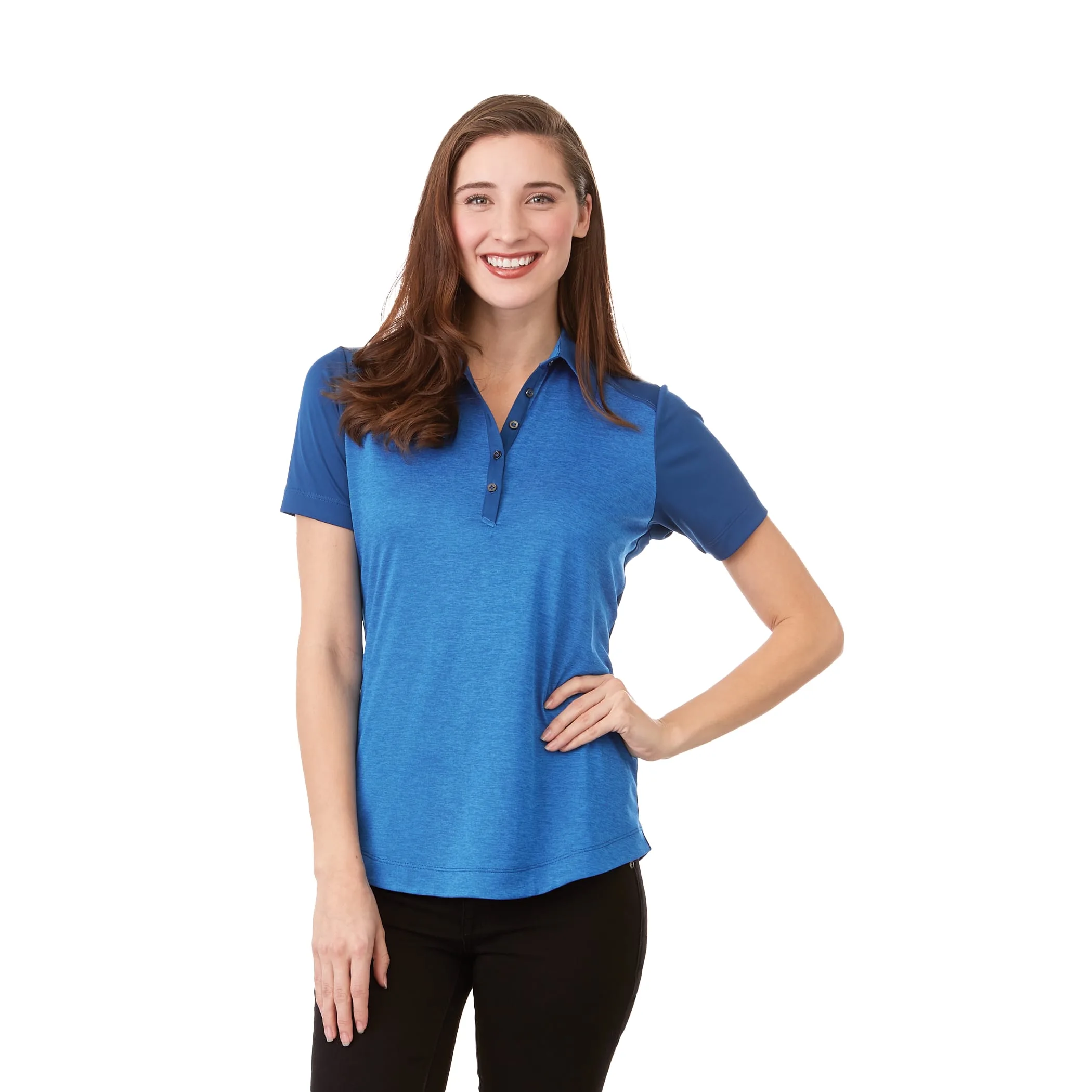 Women's SAGANO Short Sleeve Polo view 2