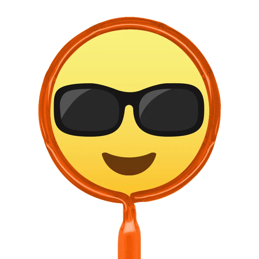 Inkbend Standard Billboard Pens W/ Emoji Sunglasses Stock Insert