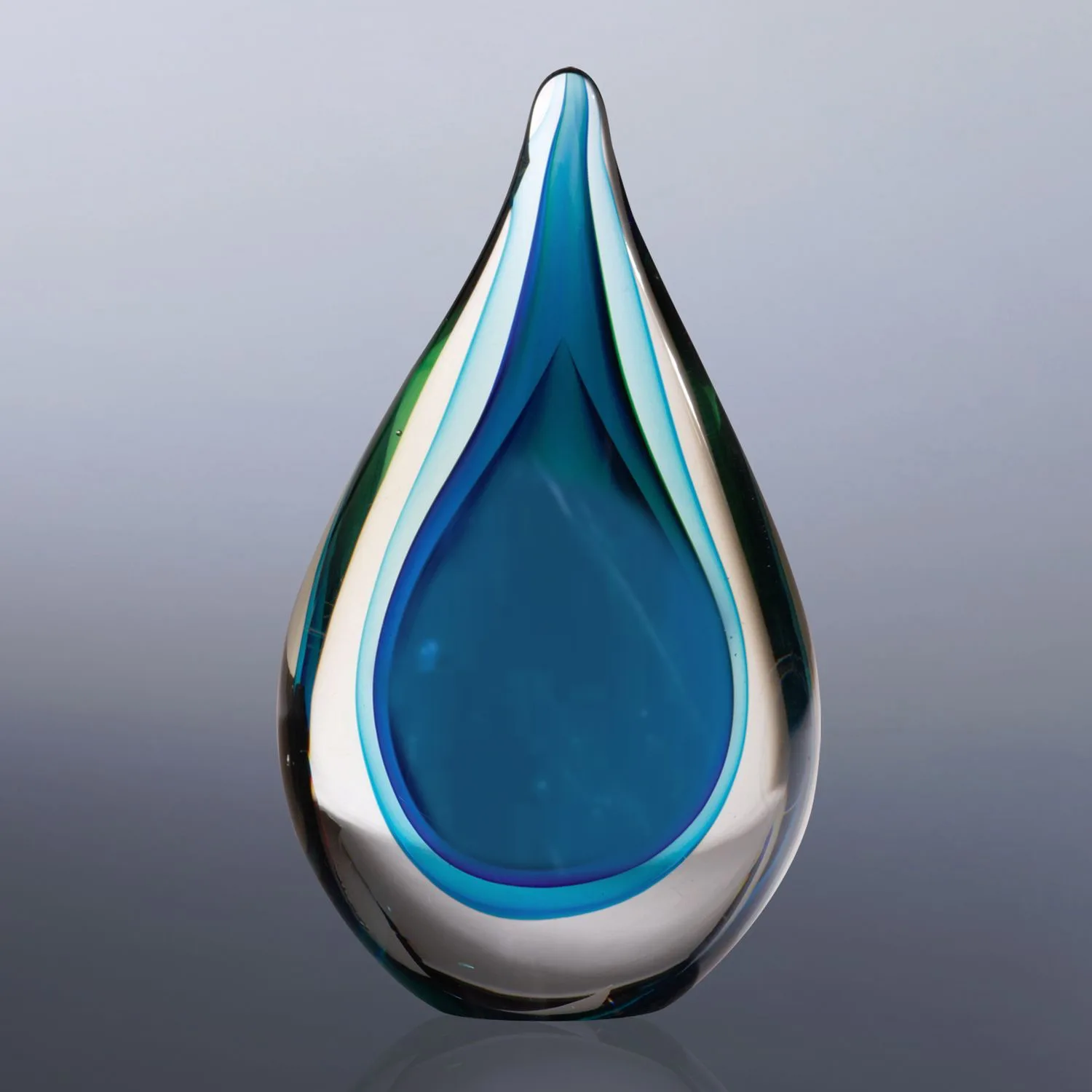 Fusion Art Glass Award w/ Clear Base view 2