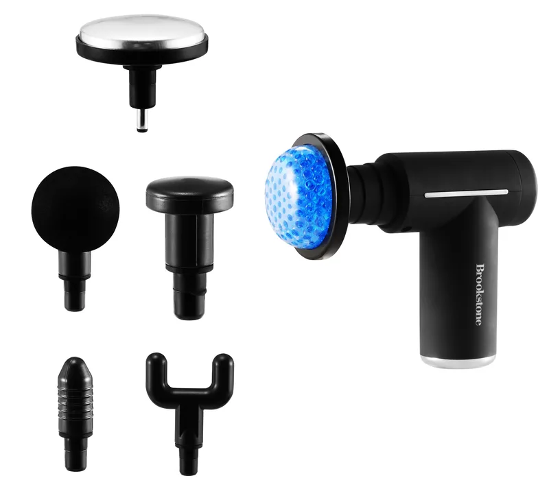 Health, Beauty & Fitness Brookstone Cordless Rechargeable Hot/Cold Percussion Massage Gun