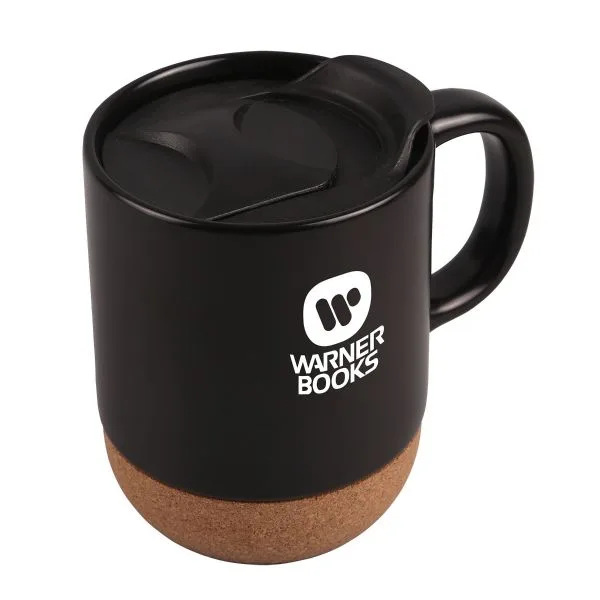 Black/Cork Brown Logo Angle View