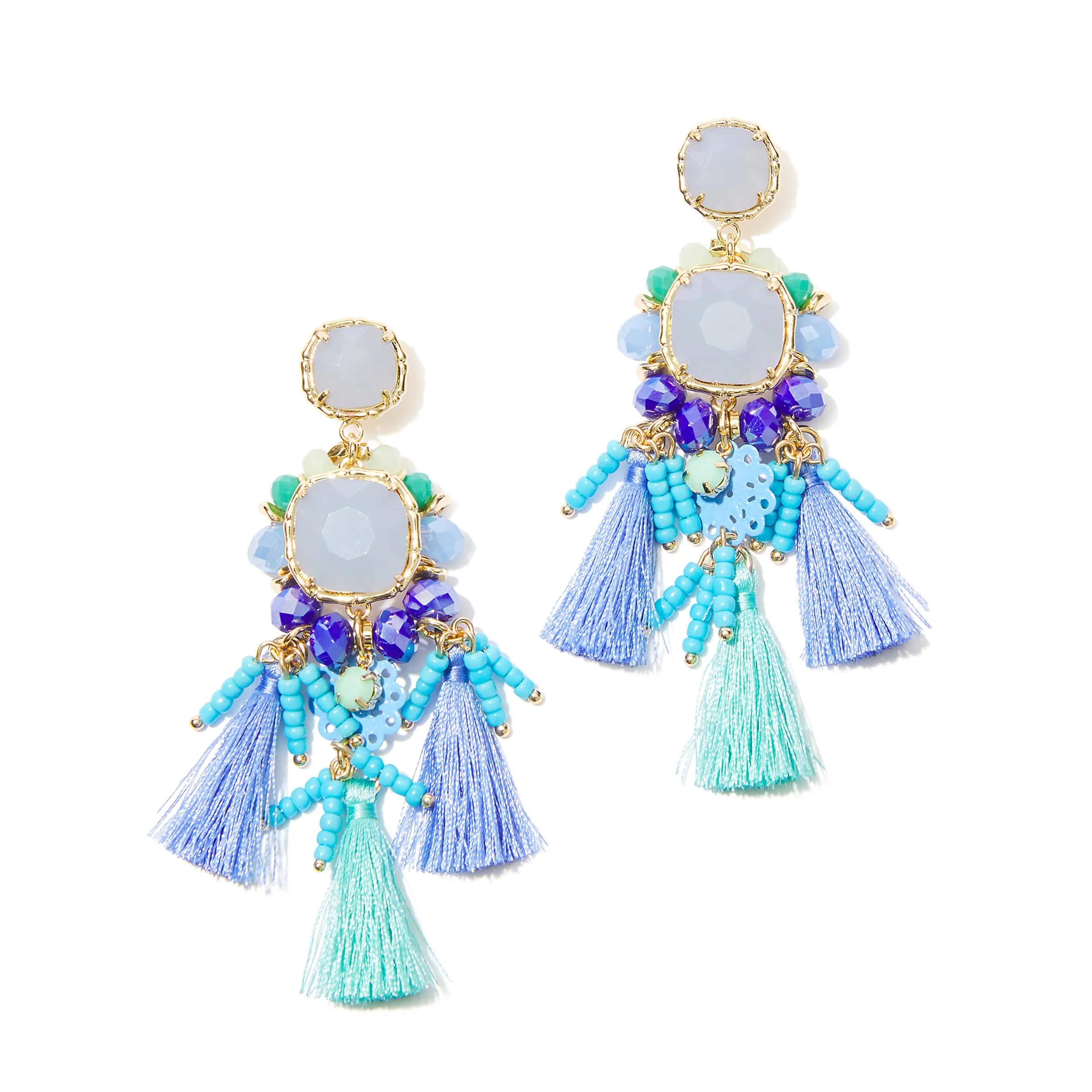 Lilly Pulitzer Waterside Earrings - Blue Multi