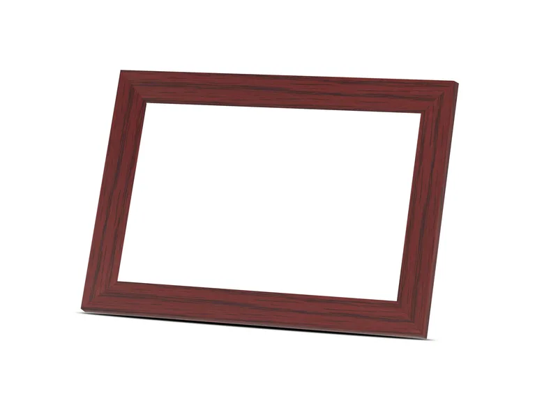 Bell+Howell Cherry Wood Outer Frame 10.1" Smart Digital Photo Frame