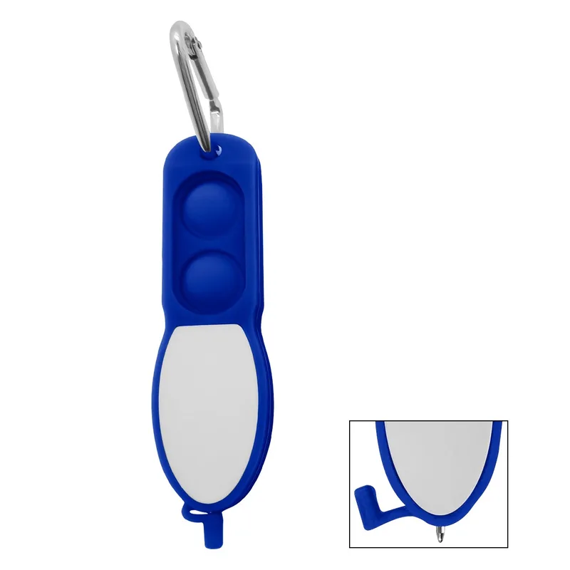 Push Pop Pen With Carabiner view 3